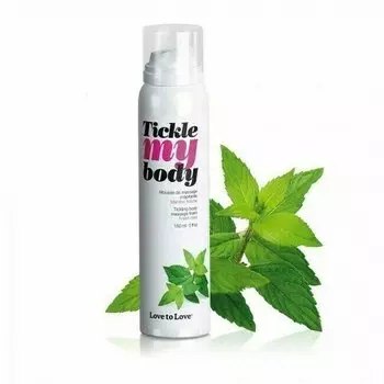 Массажная хрустящая пенка Love to Love Ticke My Body Свежая Мята, 150 мл