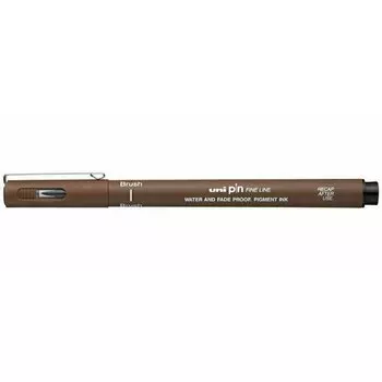 Линер Uni "PIN brush-200(S)", сепиа