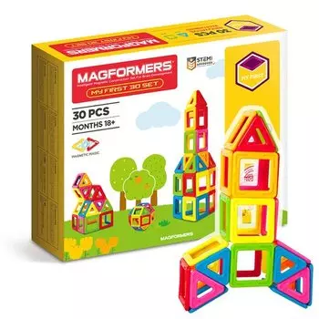 Магнитный конструктор Magformers 702001 My First Magformers, 30 деталей