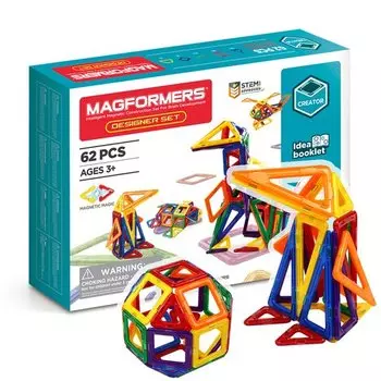 Магнитный конструктор Magformers 703002 Дизайнер сет, 62 детали
