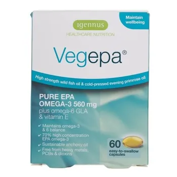Igennus, Вегепа 560 мг, 60 капсул