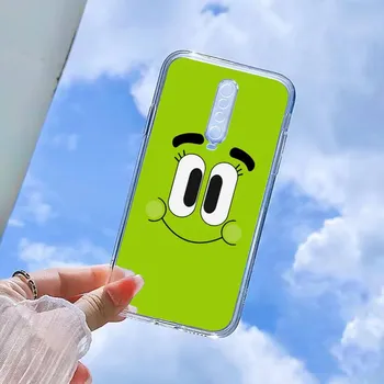 Cute Face Phone Case For Xiaomi 11 Redmi Note 11pro5G 8T 9A 9S 10 K30 10T Pro Ultra K40pro Transparent Case Redmi Note 9 Pro