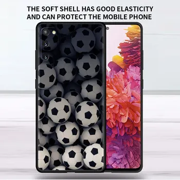 Мягкий чехол для Samsung Galaxy Note 20 Ultra 10 Plus Lite A50 A70 A20 A40 A20e 9 8 A60 A10e Funda Phone Cover I Love Football Capa Samsung Note 8