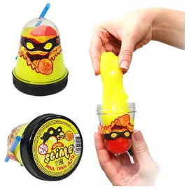 Игрушка Slime Ninja, 2 в 1 смешивай цвета, жёлтый, 130 гр