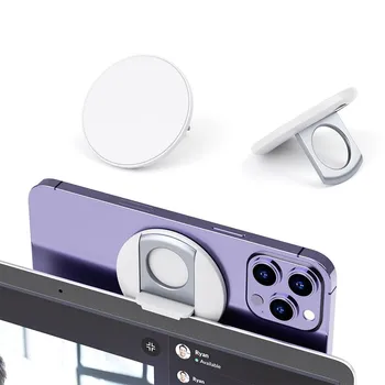 Магнитный кольцевой держатель KEYSION для мобильного телефона MagSafe для MacBook для iPhone 14 13 Pro, регулируемое крепление для камеры, съемные подставки чёрный