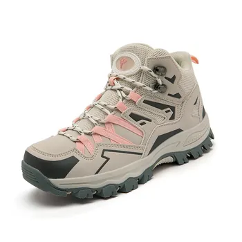 Кроссовки женские треккинговые Hiking / Trekking Shoes Women's Mid-Top Ouwenheimanba, фиолетовый