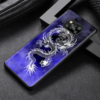 Чехол с татуировкой дракона для Xiaomi Poco X3 NFC M4 M3 Mi 11 Lite 5G 11T 10T 12 Pro 9T Note 10 9 Coque силиконовый черный мягкий чехол для телефона Xiaomi Mi Note 10