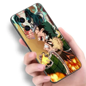 Чехол для телефона My Hero Acadamia для Xiaomi POCO F2 F3 M2 M3 M4 X3 X4 Pro NFC F4 GT 5G F1 X2 C3 C31 C40 M5S, мягкий черный чехол из ТПУ Xiaomi POCOphone F1
