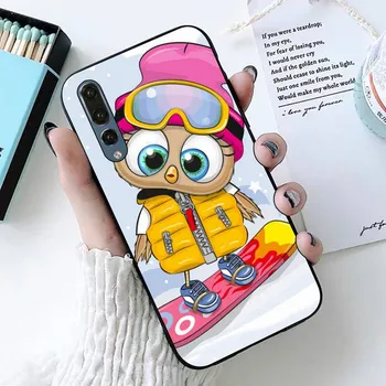 Подарки для девочек с милой совой, чехол для телефона Huawei Honor 10 i 8X C 5A 20 9 10 30 lite pro Voew 10 20 V30 Honor 7A 2GB