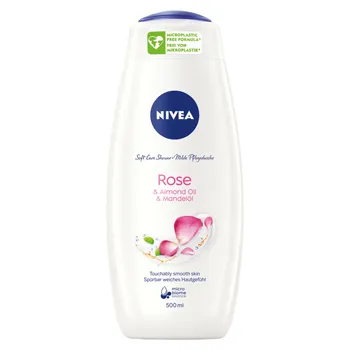 Nivea Rose & Almond Oil ухаживающий гель для душа, 500 мл