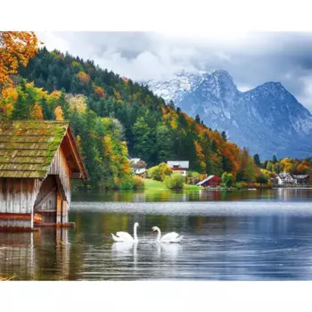 Картина на стекле Postermarket Горное озеро 40x50 см
