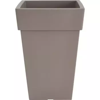 Кашпо Idea Тубус 16.5x36x24 см v7.5 л пластик французский серый