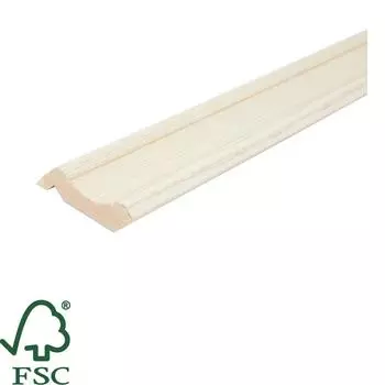 Карниз для кухонного шкафа Невель Delinia ID 220x7 см МДФ/шпон ясеня цвет кремовый