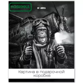 Картина на холсте Смелый пилот 40x50 см