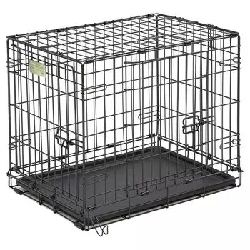 Midwest Клетка iCrate с 2 дверьми черная, 61х46х48h см