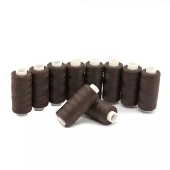 Нитки 20/3 (120м) 10шт/уп Astra&amp;Craft (А756 т.т.коричневый)