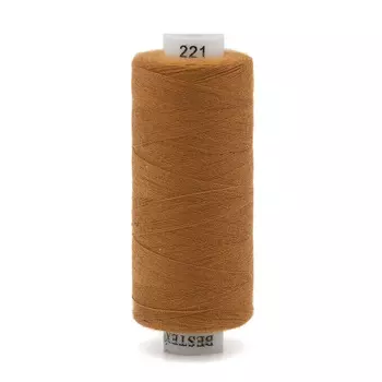 Нитки 40/2 универсальные, 400ярд, Bestex (221 терракотовый)
