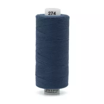 Нитки 40/2 универсальные, 400ярд, Bestex (274 синий)
