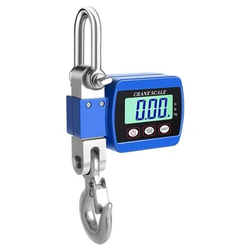 LCD Digital Scale Portable Mini Crane Scale Industrial Heavy Duty Weight Electronic Hook-Hanging Scale оранжевый