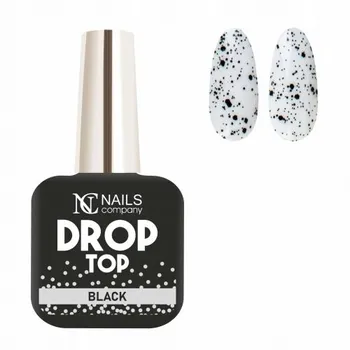 Гибридный лак Top Drop Black, 11 мл NC Nails