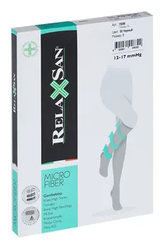 Гольфы RELAXSAN Microfiber 1 класс компрессии Gambaletto 70 ден 750М черный р 3, пара
