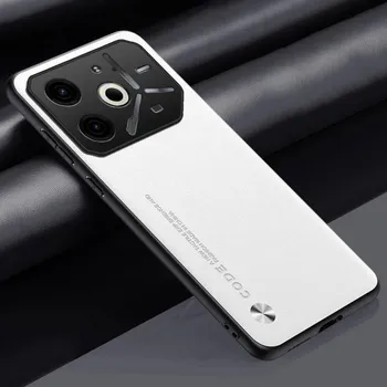 Простой жесткий чехол из искусственной кожи для Tecno POVA 6 Neo 6pro, матовый силиконовый бампер, защита камеры, противоударный чехол для телефона Pova6 NEO 6 Pro Tecno POVA 6 Neo чёрный