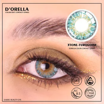 Цветные контактные линзы D ORELLA. 1 пара