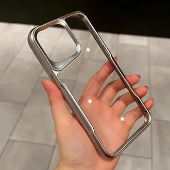 Роскошный прозрачный мягкий силиконовый чехол для телефона iPhone 11 12 13 14 15 Pro X XR XS Max 7 8 Plus, матовый чехол-бампер For iPhone 11