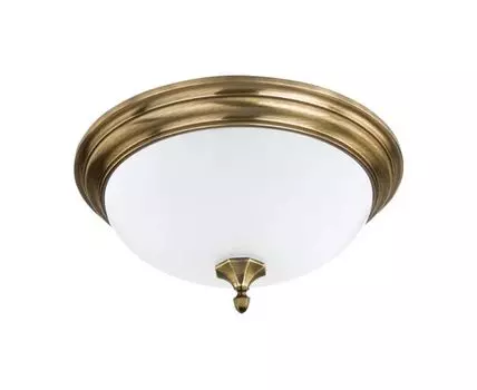 Плафоньер Decor (золотистый, белый)