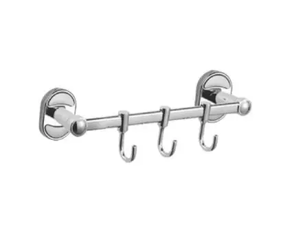 Планка с крючками для полотенец D-Lin D288700-3, хром