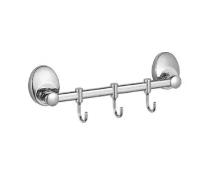 Планка с крючками для полотенец Haiba HB1615-3, хром