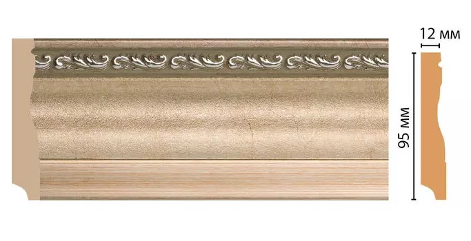 Плинтус напольный DECOMASTER 153-59 (95*12*2400мм)