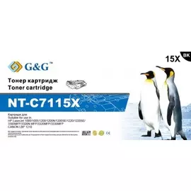 Тонер-картридж G&G NT-C7115X для HP LaserJet 1200, 1220, 3300, 3380 Series