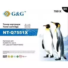 Тонер-картридж G&G NT-Q7551X для HP LaserJet P3005/P3005D