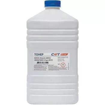 Тонер CET Type 824 для XEROX AltaLink C8045/C8030/C8035 (Japan) Yellow, 500г/бут, OSP0824-Y-500