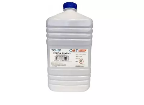 Картридж CET Тонер CE08-K (CPT) для XEROX AltaLink C8045/8030/8035, Color C60/70 (Japan) Black, 660г/бут, (унив.), CET111039660