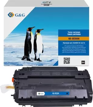 Картридж GG-CE255A Cartridge G&G for HP LJ M525/P3015/M525/M521; Canon LBP-6750dn/6780X/MF515DW