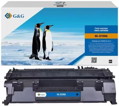 Картридж GG-CF280A Cartridge G&G for HP LJ P2035/P2055/M401/M425;Canon LBP6300dn/6310dn/6650dn/6670 (2 700)