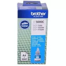 Тонер Brother BT5000C Чернила Brother BT-5000С для DCPT300/500W/700W голубые (41,8мл, 5000стр)