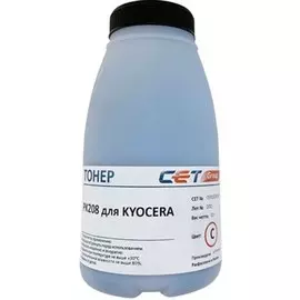Тонер CET OSP0208C-50 PK208 голубой бутылка 50гр. для принтера Kyocera Ecosys M5521cdn/M5526cdw/P502