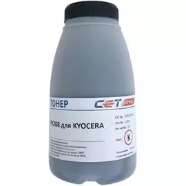 Тонер CET OSP0208K-50 PK208 черный бутылка 50гр. для принтера Kyocera Ecosys M5521cdn/M5526cdw/P5021cdn/P5026cdn