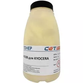 Тонер CET OSP0208Y-50 PK208 желтый бутылка 50гр. для принтера Kyocera Ecosys M5521cdn/M5526cdw/P5021cdn/P5026cdn