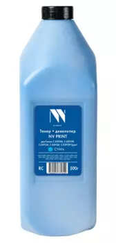 Тонер+девелопер NVP NV-CEXV54-TYPE1-500gC Cyan для IR C3025i, 3125, IR Adv C3320i, C3325i, C3330i, C2020, C2025, C2030, C2220, C2225, C2230, C5045, C5