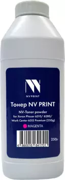 Тонер+девелопер NVP NV-XR6510-PR-250gM для Xerox Phaser 6510, 6280, WorkCenter 6515 Premium (250г) Magenta