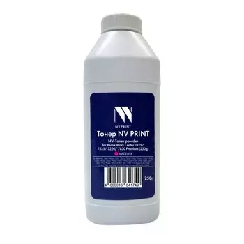 Тонер+девелопер NVP NV-XR7425-PR-250gM для Xerox WorkCenter 7425, 7525, 7220, 7830 Premium (250г) Magenta. WC 7425, 7428, 7435; WC 7220, 7225; WC 7525