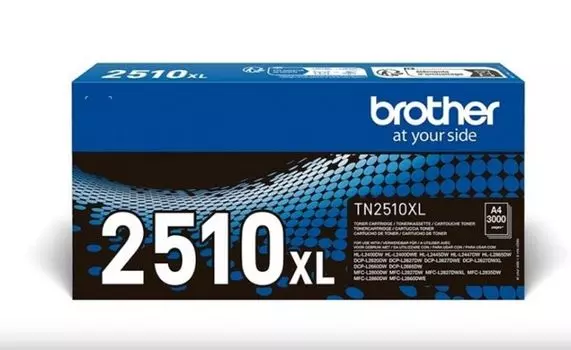 Тонер-картридж Brother TN2510XL черный для MFCL2860DWE/DCPL2660DW/DCPL2627DWE/HLL2400DWE, 3000 стр.