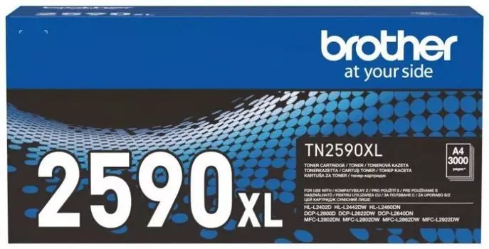 Тонер-картридж Brother TN-2590XL для DCP-L2600/DCP-L2622/DCP-L2640/HL-L2402/HL-L2442/HL-L2460 (3 000 стр.)