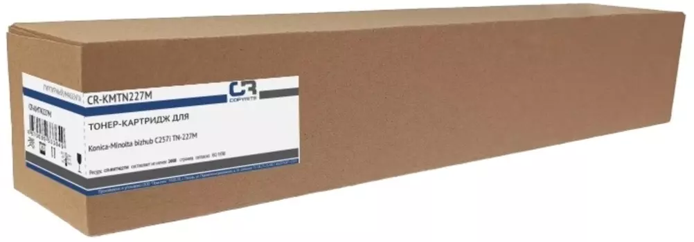 Тонер-картридж CopyRite CR-KMTN227M для Konica Minolta bizhub C257i TN-227M, 24000стр, magenta