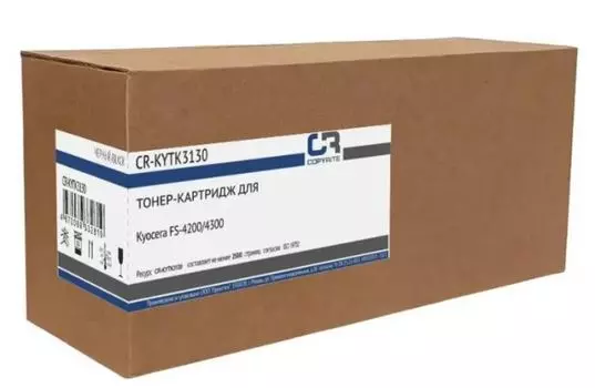 Тонер-картридж CopyRite CR-KYTK3130 для Kyocera FS-4200/4300, TK-3130, 25000 стр, black