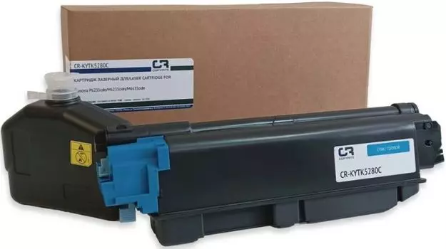 Тонер-картридж CopyRite CR-KYTK5280C для Kyocera P6235cdn/M6235cidn/M6635cidn, TK-5280C, 11000 стр, cyan